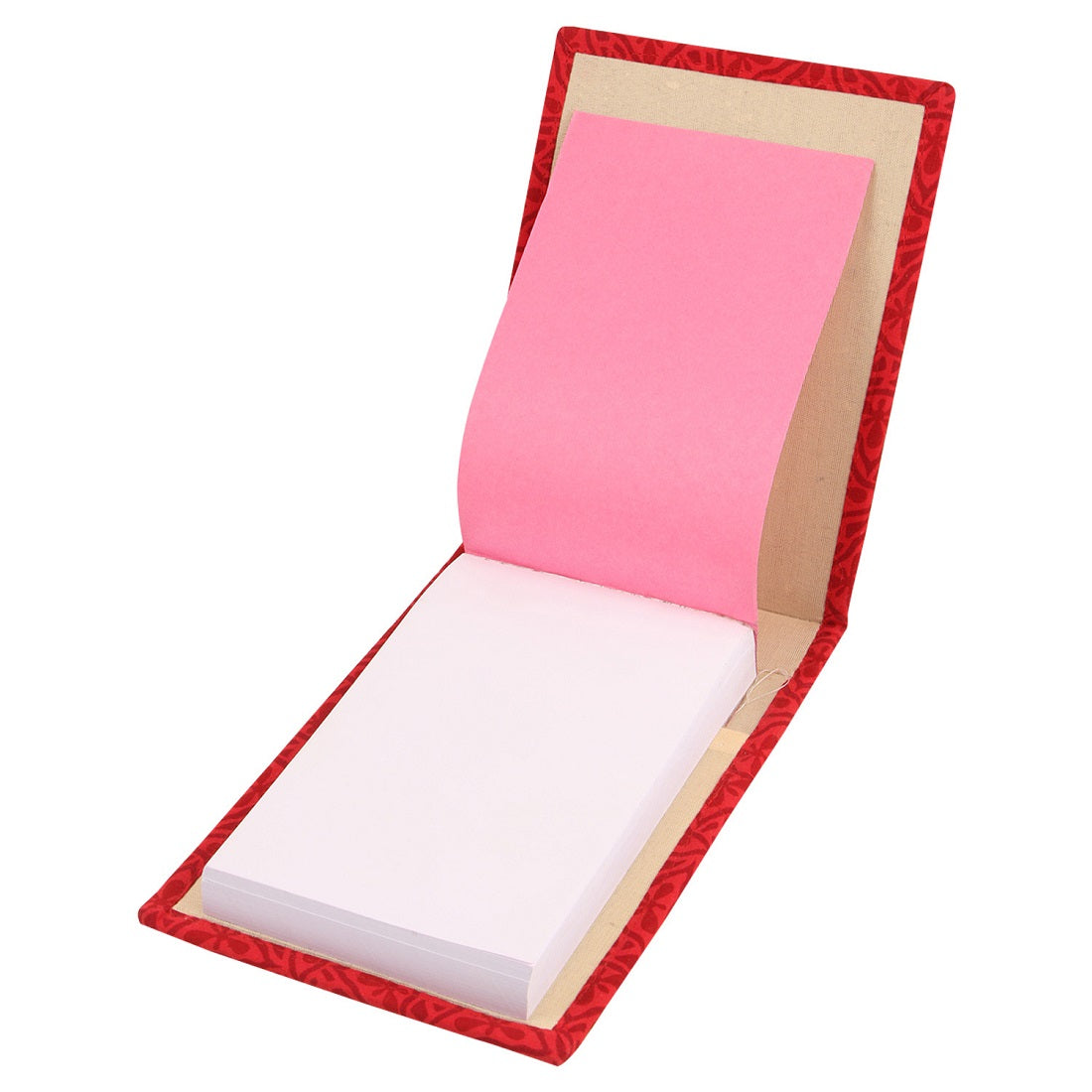 Handmade Note Pad - Rectangle/Red